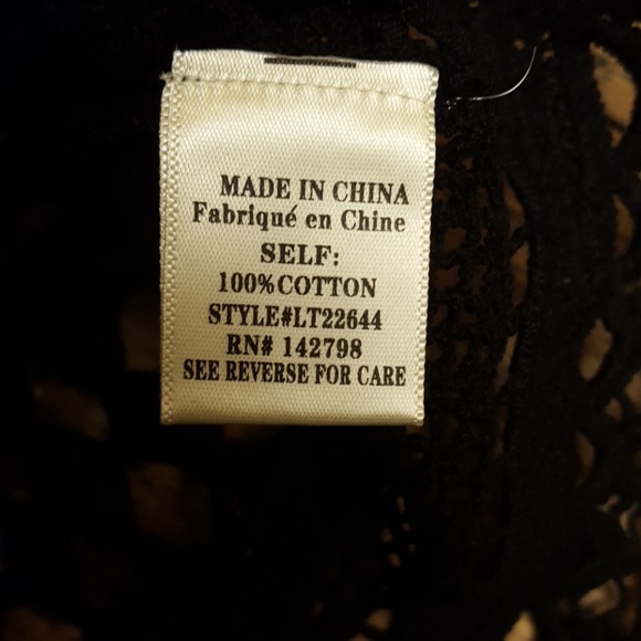 Black see-through tank top - Picture 3 of 4